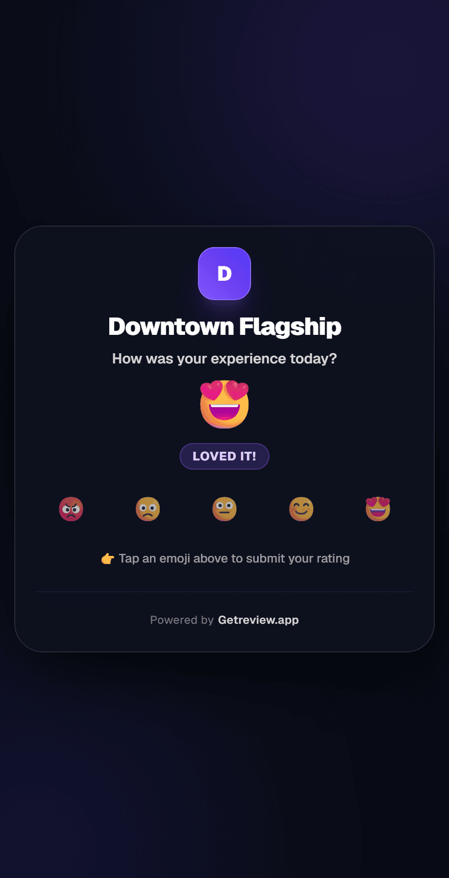 Customer Review Page & Sentiment Decision Card